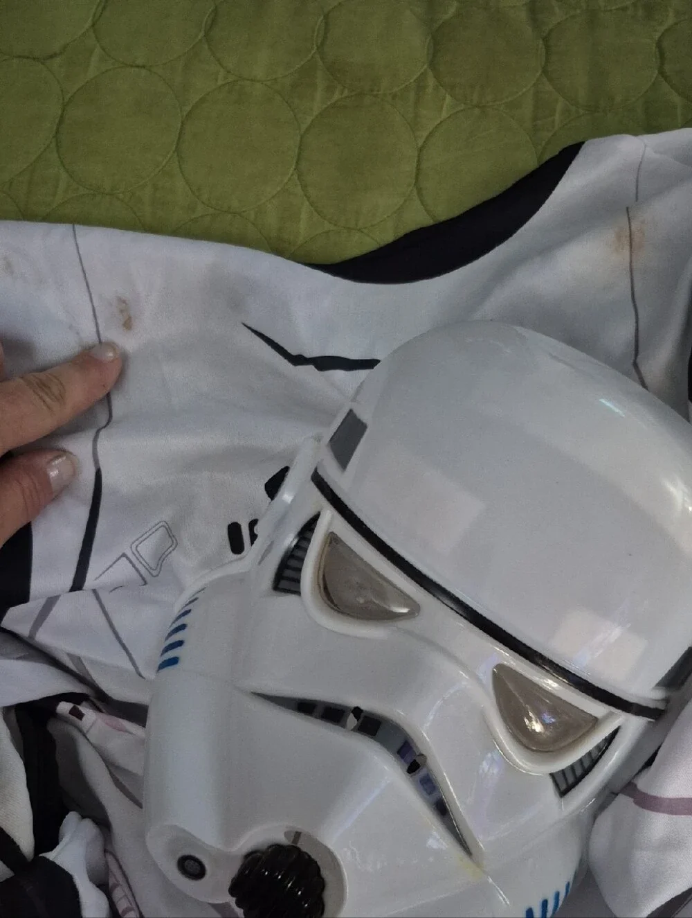 White Stormtrooper Helmet Costume Prop